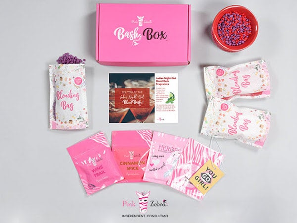 Pink zebra blending bags store